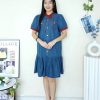 新中式Denim连身裙 (A168)