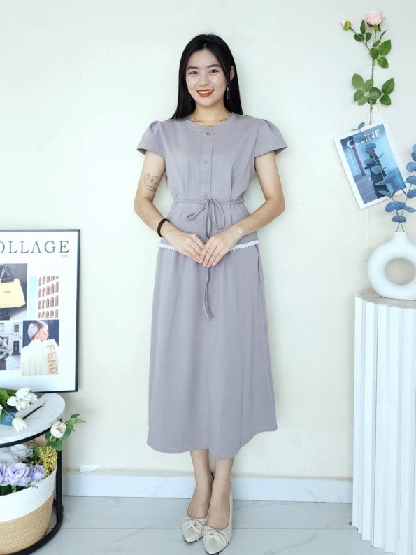 高品罗马棉套装 (上衣+半裙) (4085)