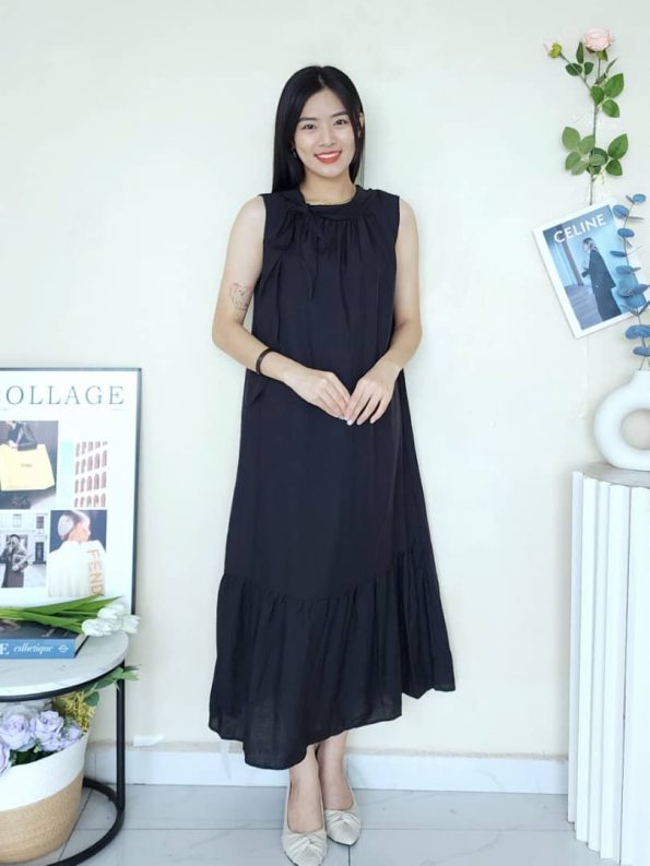 Mujii Collection Elegant Dress (double pocket) (1956) A7
