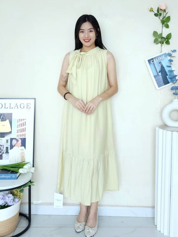 Mujii Collection Elegant Dress (double pocket) (1956) A7