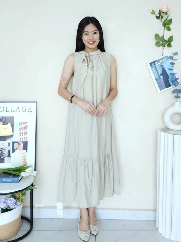 Mujii Collection Elegant Dress (double pocket) (1956) A7