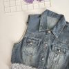 Denim马甲外套 (5018)