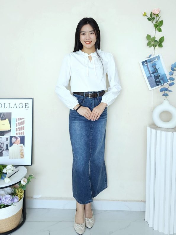 Premium Denim Skirt (5270)
