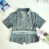 高品牛仔上衣 (9153)