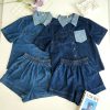 高品Denim套装(上衣+裤子) (A150)
