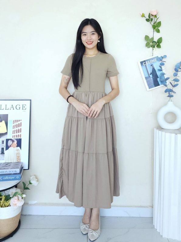 定制版爆款 Muji Dress (双口袋) (full lining) (9072)A15