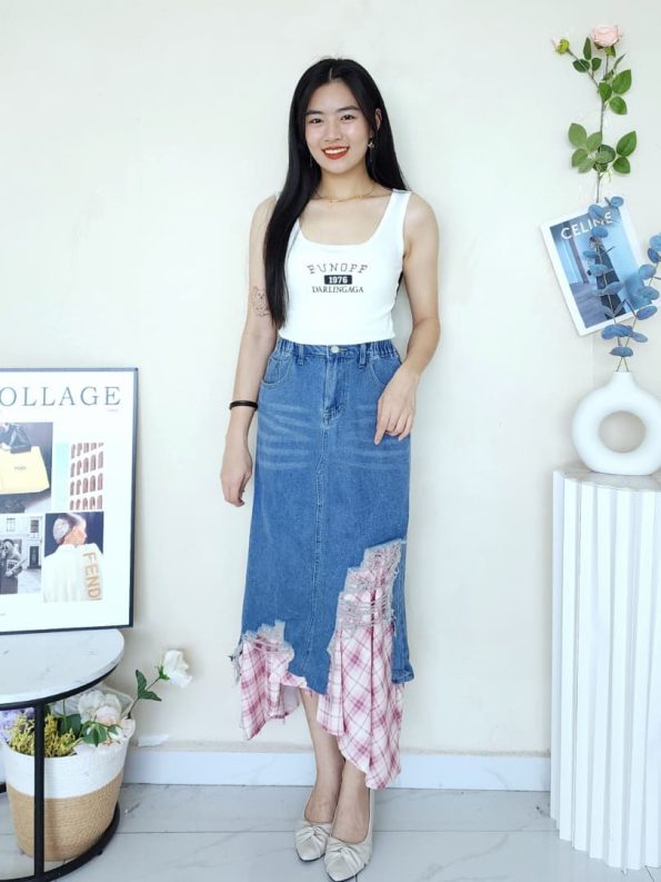 高品Denim半裙 (3022)