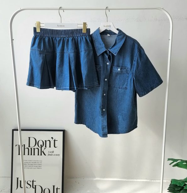 Denim套装 (A155)