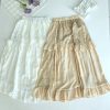 法式风设计款 Lace Midi Skirt (8789)
