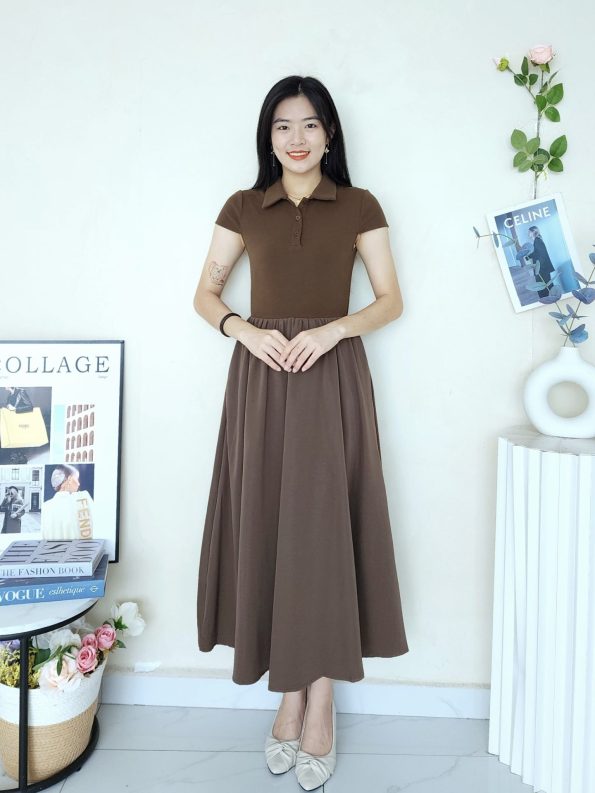 Polo Muji Collection Elegant Dress (9736)B39