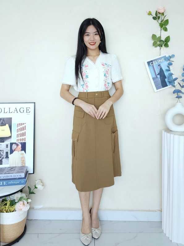 高品工装Midi Skirt (2960)