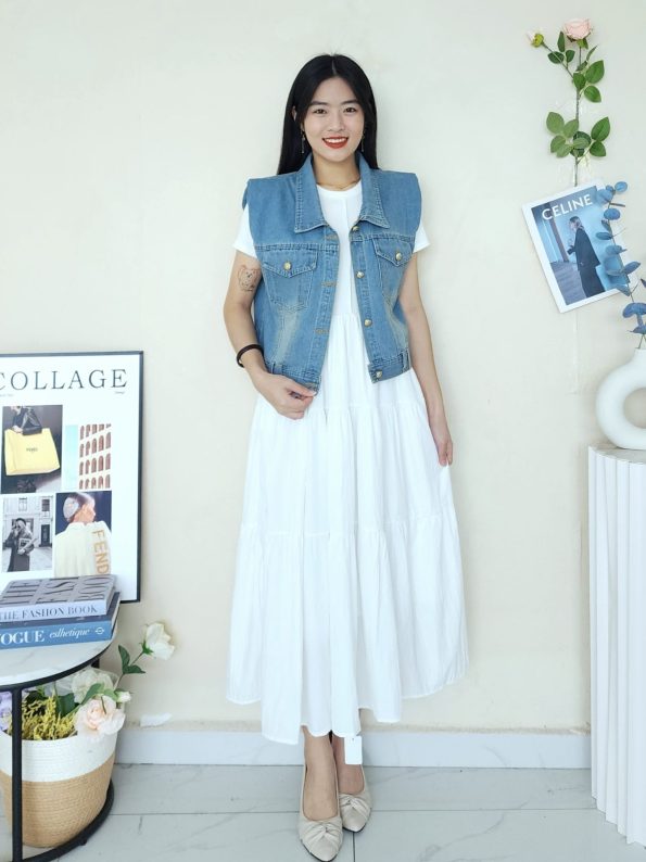 Zaara马甲牛仔外套 (2422)