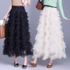 Premium Mesh Midi Skirt (1533)