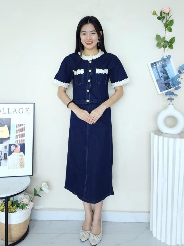 小香Denim套装 (Top&Skirt) (7153)