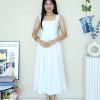 Muji 花苞裙摆连身裙 (有双口袋) (full lining) (8869)