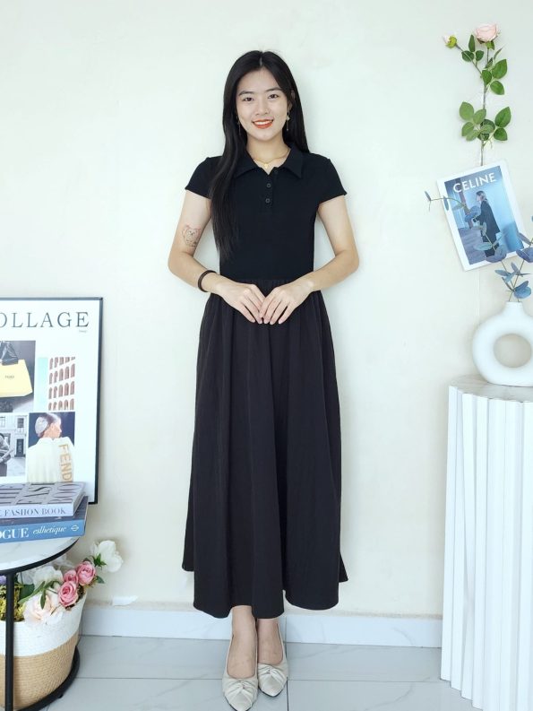 Polo Muji Collection Elegant Dress (9736)B39