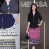 高品Batik假两件连身裙 (ME12726)