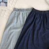 Premium Denim Midi Skirt (有双口袋) (0570)