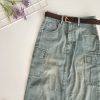 Premium Denim Skirt (8058) A8