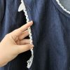 高品Denim套装 (Top&Skirt) (7168)