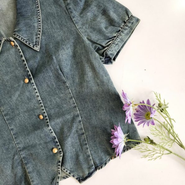 Premium Denim 收腰时装上衣 (3268)
