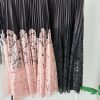 Premium Pleated Lace Midi Skirt (3007)