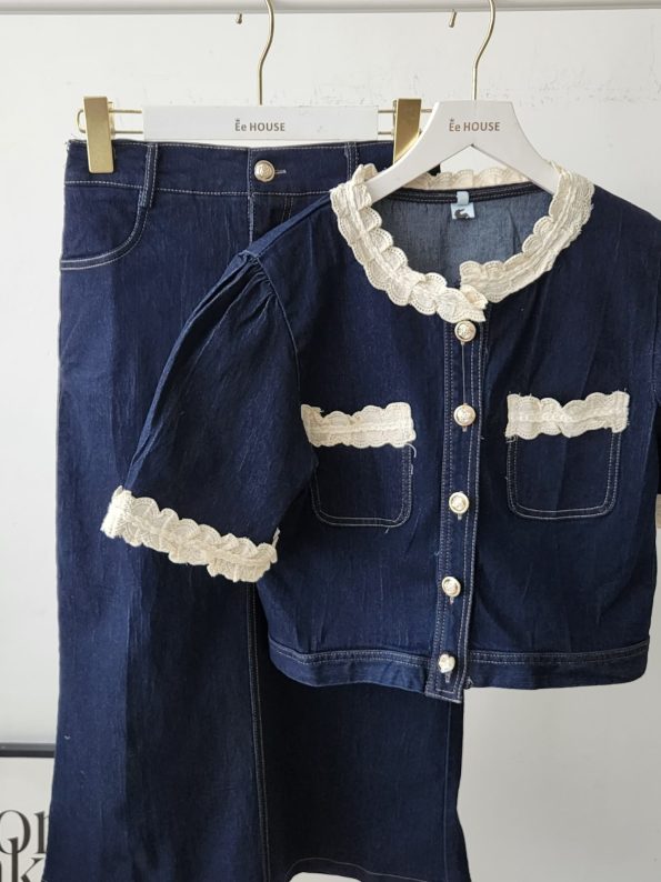 小香Denim套装 (Top&Skirt) (7153)