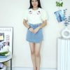 Premium Denim Skort (1552)