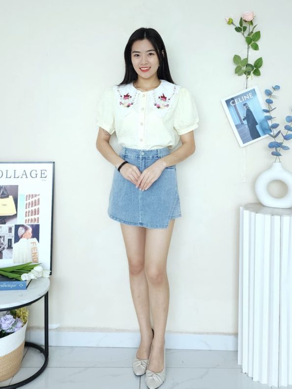 Premium Denim Skort (1552)