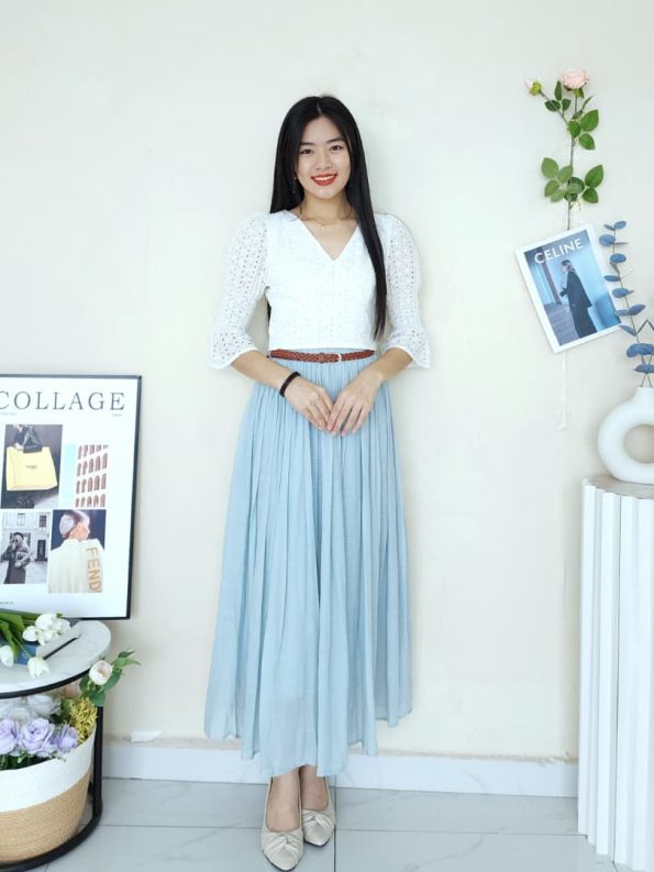 定制版 Muji Midi Skirt (8231) D22