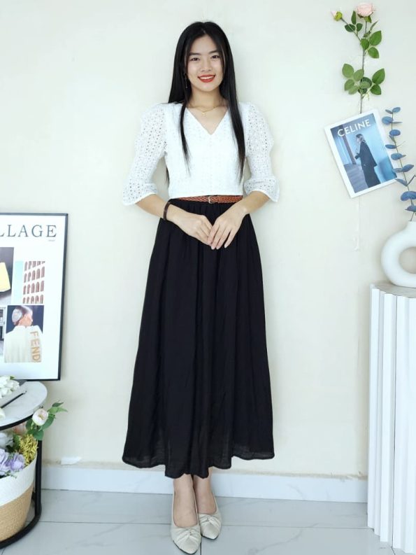 定制版 Muji Midi Skirt (8231) D22