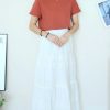 高品定制款桐花半身裙 (3326)