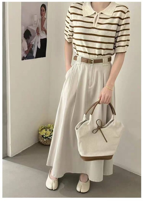 顶棉西装 Midi Skirt (98008)