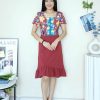 Batik Corak 西装布连身裙 (C5163)