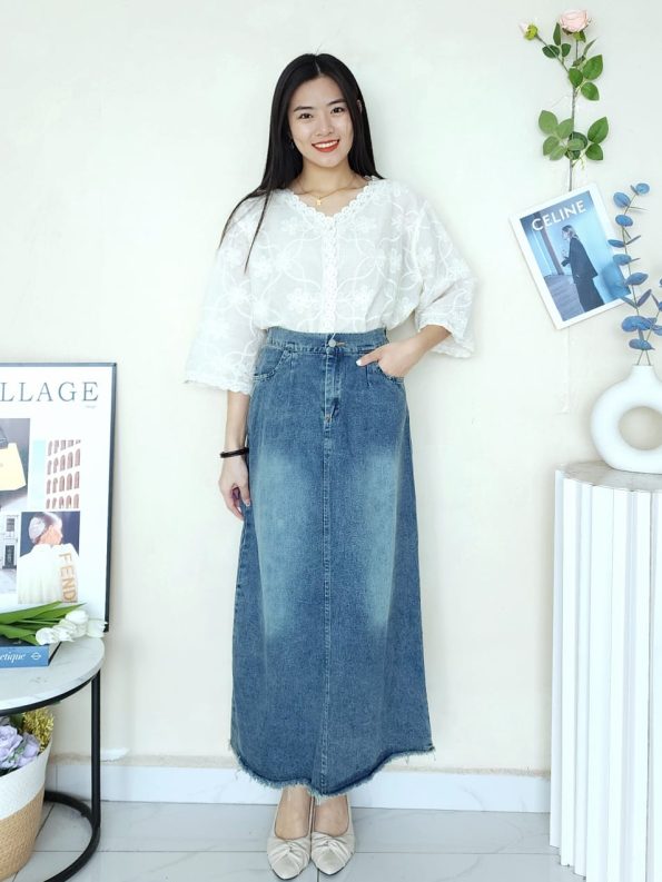Premium Denim Skirt (918)