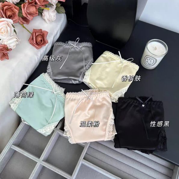 高档蕾丝蚕丝内裤 (Y1133)