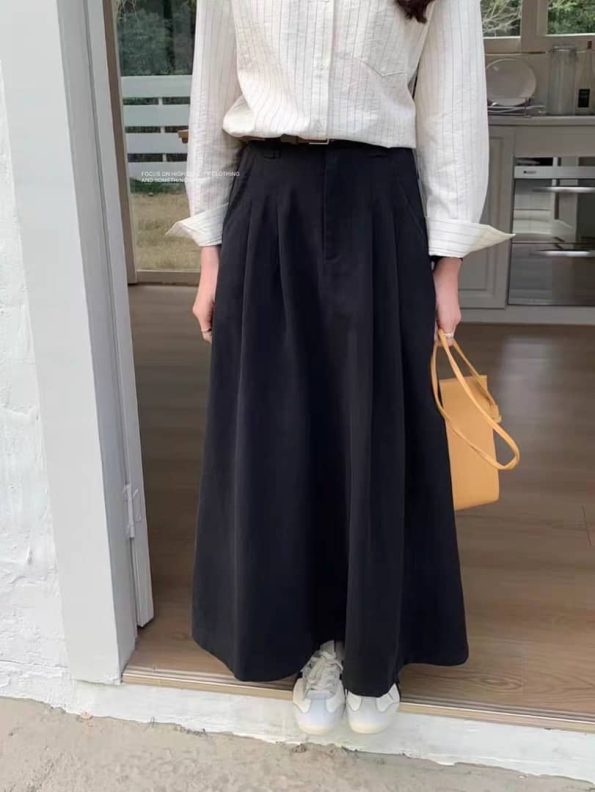 顶棉西装 Midi Skirt (98008)