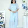 Premium Embroidery Floral Dress (9902)