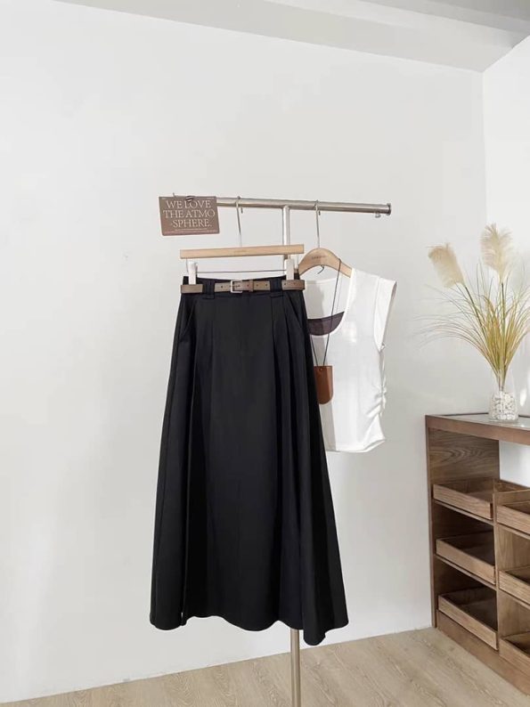 顶棉西装 Midi Skirt (98008)