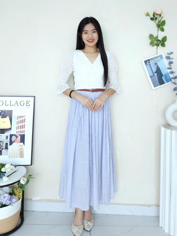 定制版 Muji Midi Skirt (8231) D22