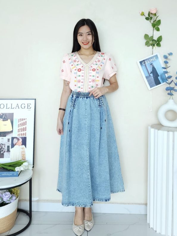 Premium Denim Skirt (916)