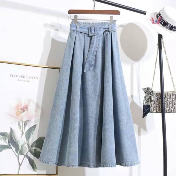 Premium Denim Skirt (2608)