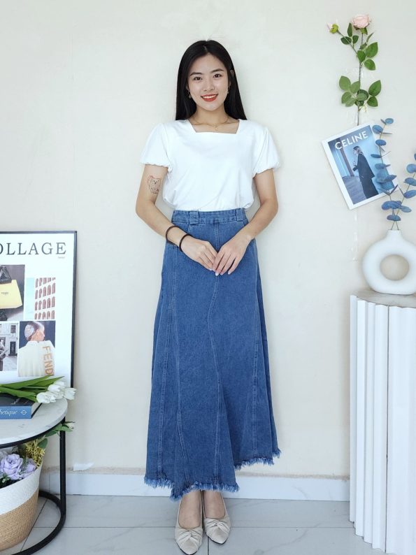 Premium Denim Skirt (9026)