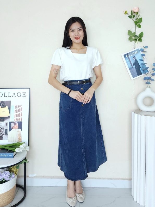 Premium Denim Skirt (1383)