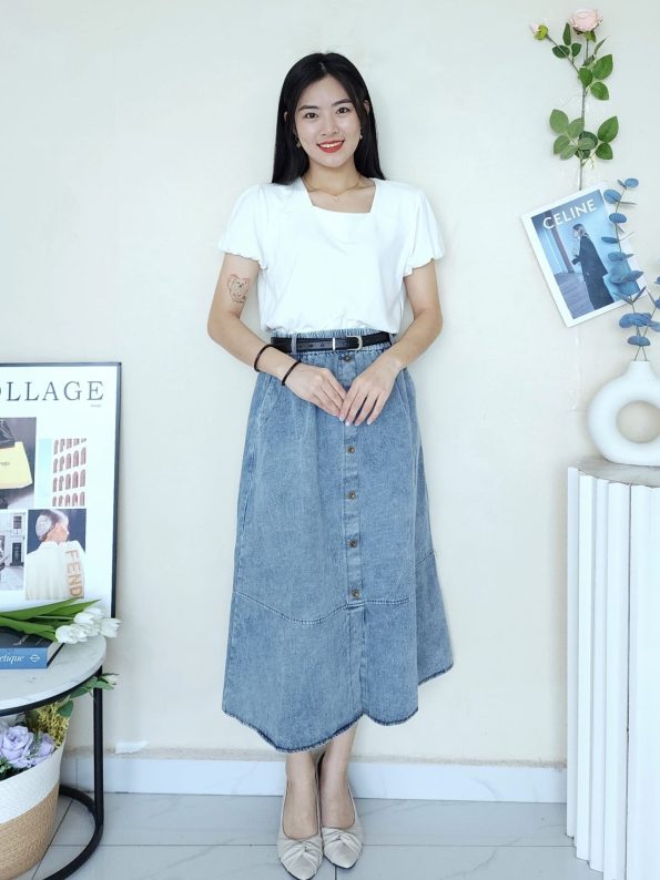 Premium Denim Skirt (1151)