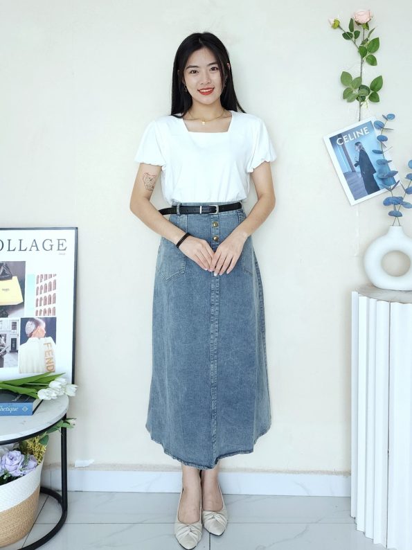 Premium Denim Skirt (1383)