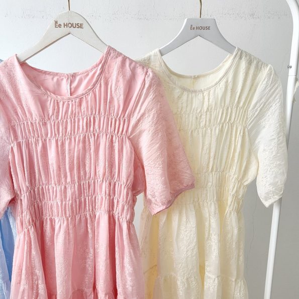 Premium Embroidery Floral Dress (9902)