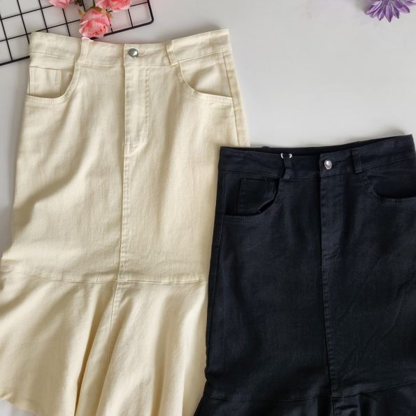 高品Cotton Jeans 半裙 (6778)