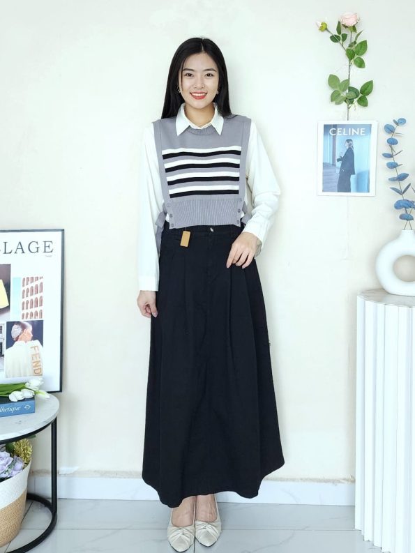 高品Cotton Jeans 半裙 (6929)A8