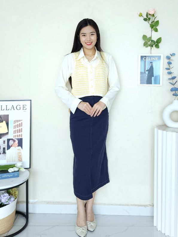 高品 Cotton Jeans 半裙 (6922)
